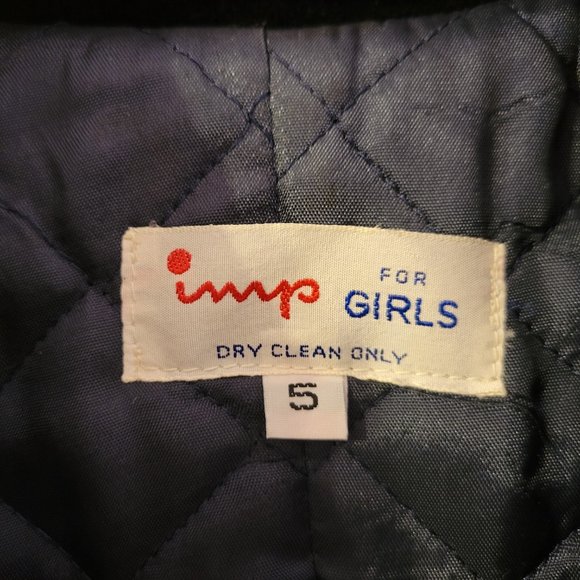 Vintage IMP ORIGINALS Girl's Pea Coat Quilted Jacket Size 5 - Picture 3 of 6